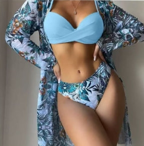 Bikini 3PCS KIMONO CULOTTE T.BASSE