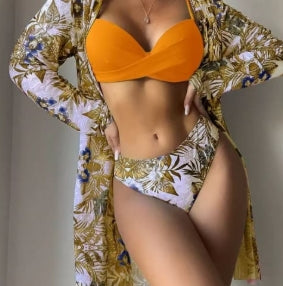 Bikini 3PCS KIMONO CULOTTE T.BASSE