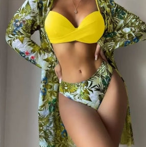 Bikini 3PCS KIMONO CULOTTE T.BASSE