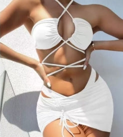 Bikini 3PCS JUPE COURTE LACORDE