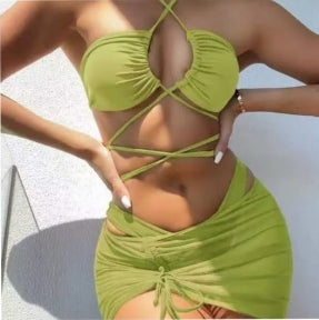 Bikini 3PCS JUPE COURTE LACORDE