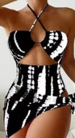 Bikini 1PC AVEC PAREO