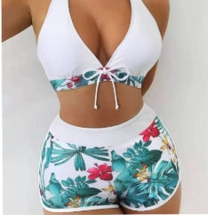 Bikini 2PCS SHORT FLEURIT