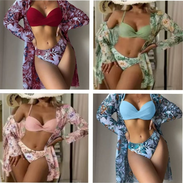 Bikini 3PCS KIMONO CULOTTE T.BASSE