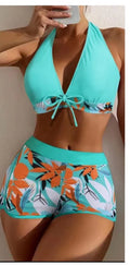 Bikini 2PCS SHORT FLEURIT